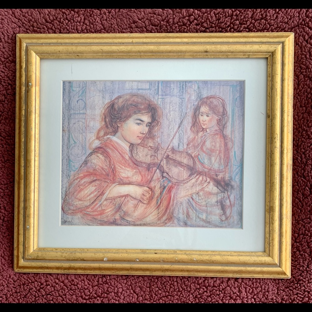 Edna Hibel The Laurels Collection “Encore” Art print